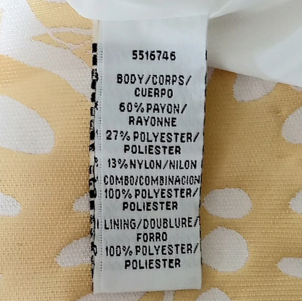 Kay Unger Liv Palm Leaf Jacquard Tea Length Cocktail Dress Size 6
